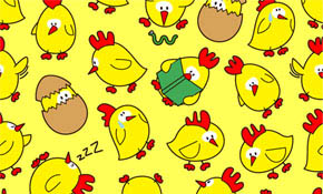 seamless pattern chicken